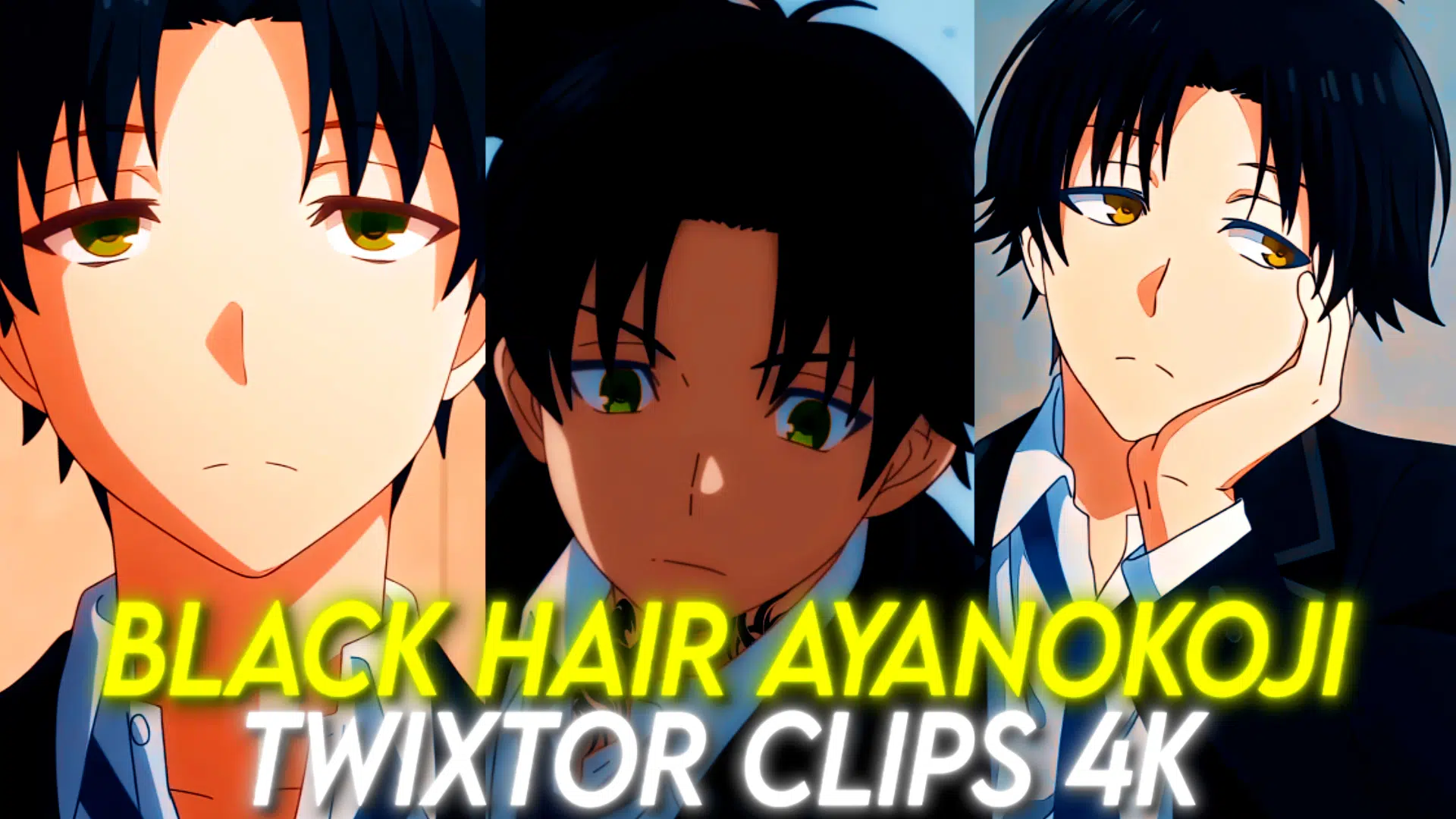 Free Ayanokoji Kiyotaka Twixtor Clips For Editing (1080p) - Hii